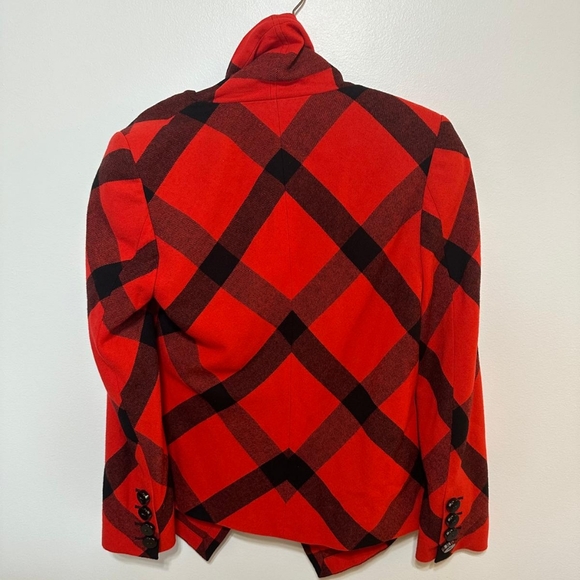 Beautiful red and black blazer in very good condition. - Picture 3 of 7